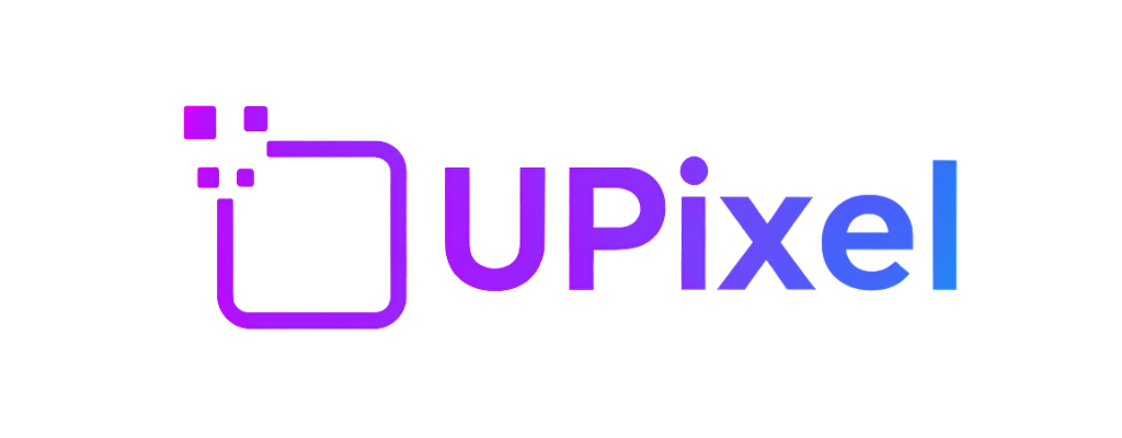 Logo UPixel bez tła